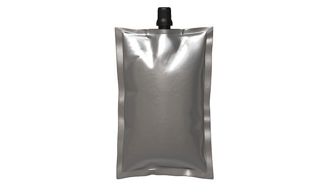 Spout pouch packaging 07 3D model 2