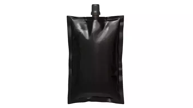 Spout pouch packaging 08 3D model