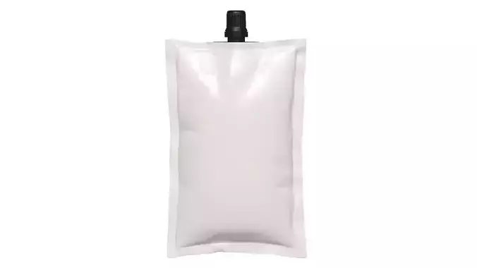 Spout pouch packaging 09 3D model