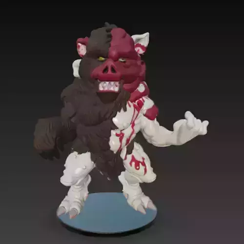 Manbearpig - South Park - HombreOsoCerdo
