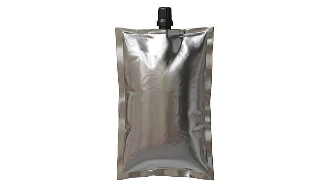 Spout pouch packaging 11 3D model