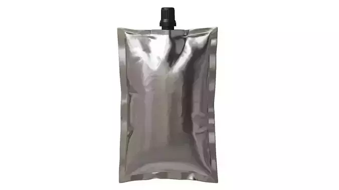 Spout pouch packaging 11 3D model