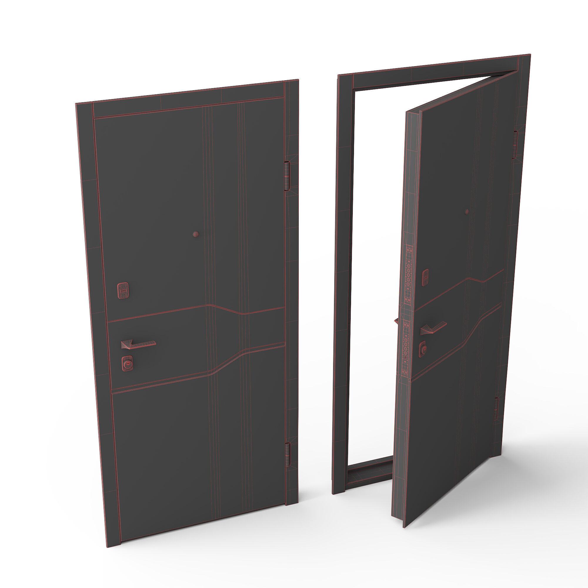 Carly Door 3D model_2