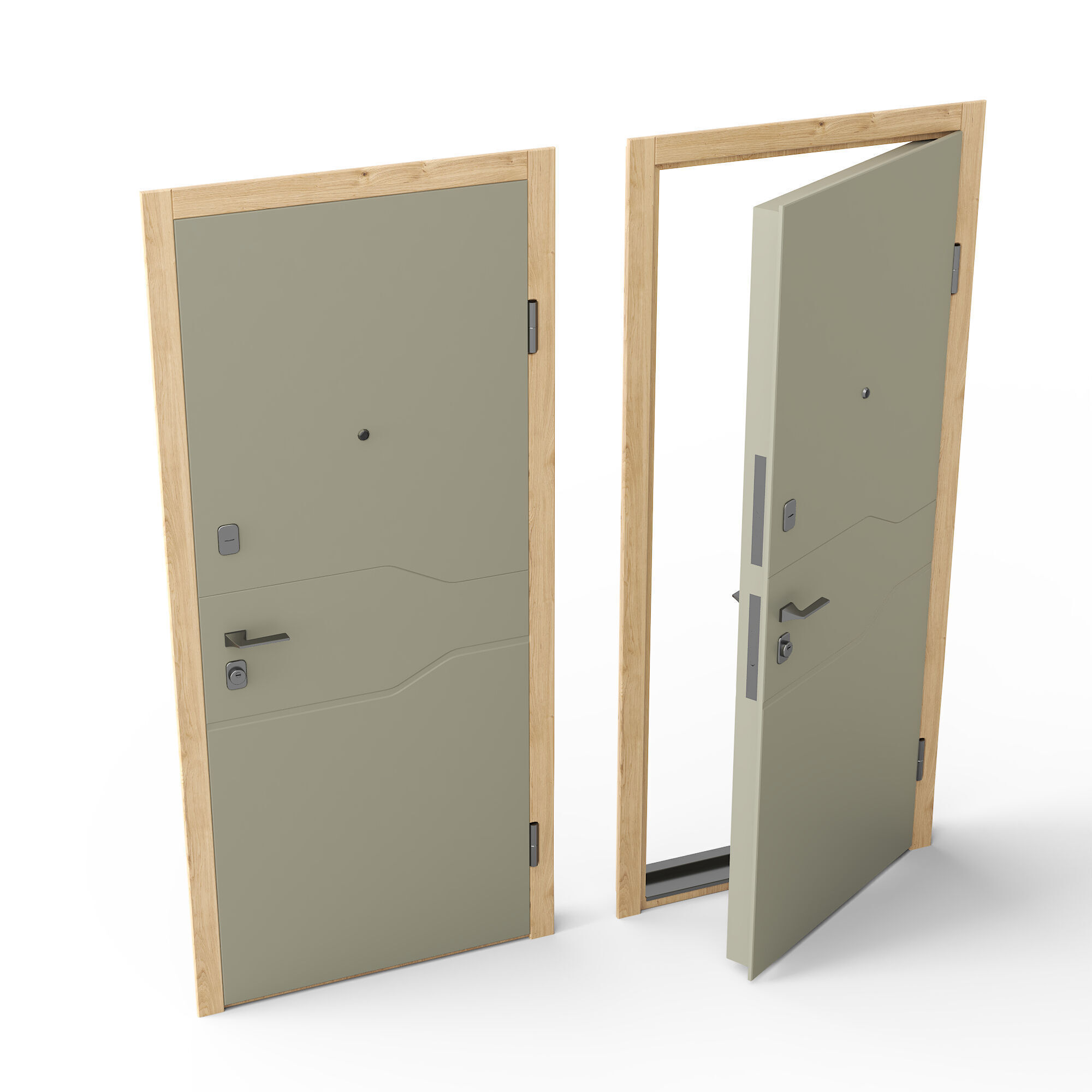 Carly Door 3D model_1