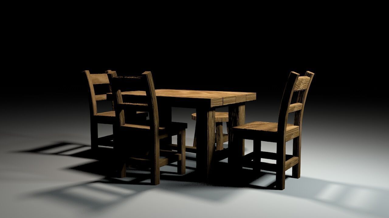 furniture set 3D print model_1