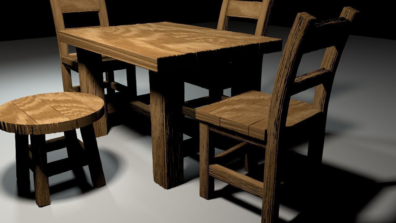 furniture set 3D print model_5