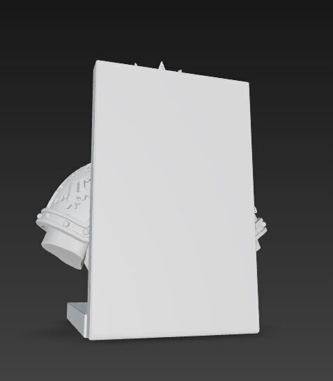 King Bust Bookend 3D Printable Decor 3D model_2