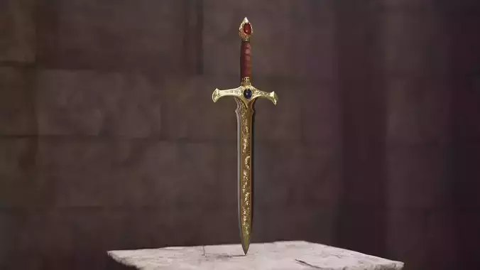 Realistic Game Ready Sword Set 01