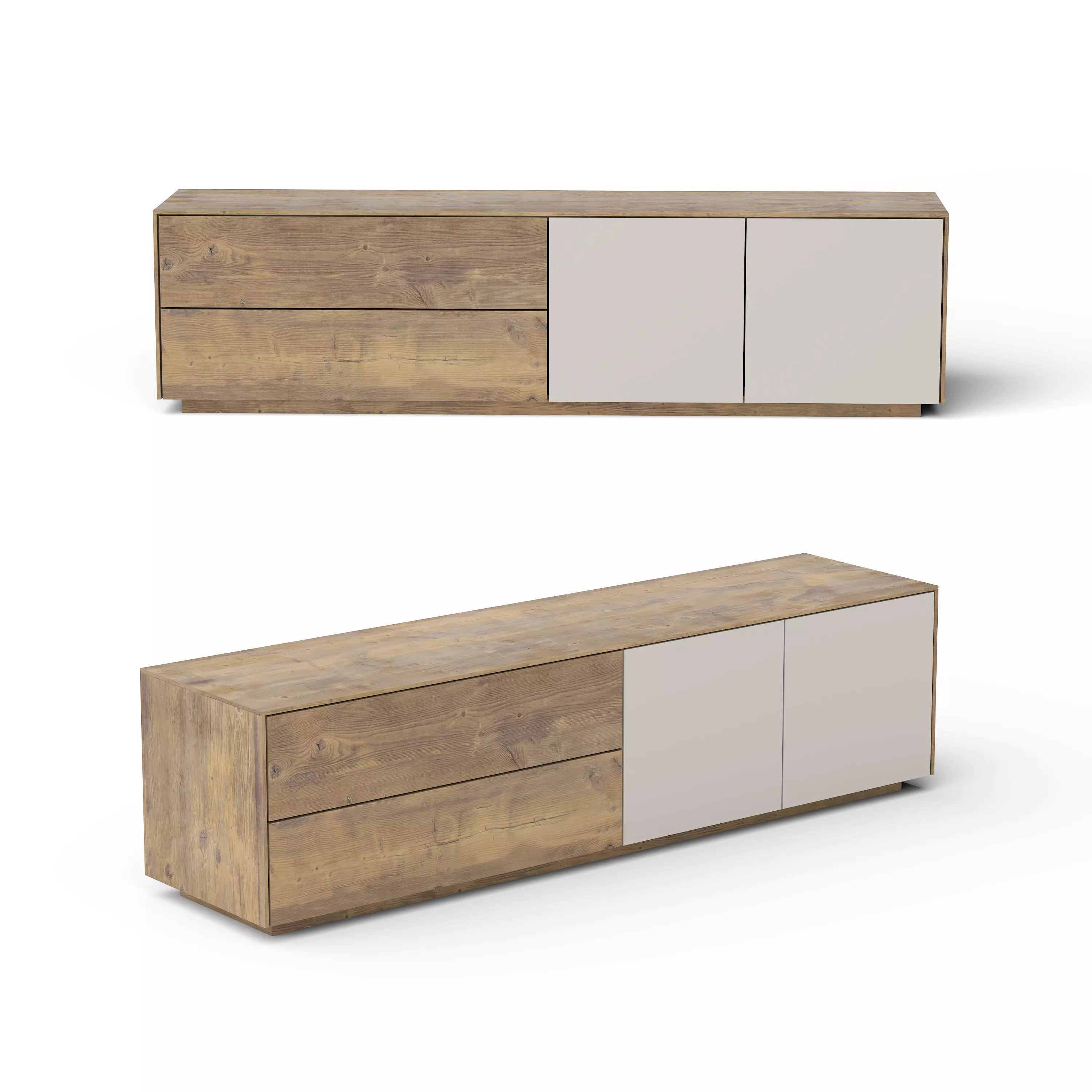 Brelman Tv Unit 3D model_0