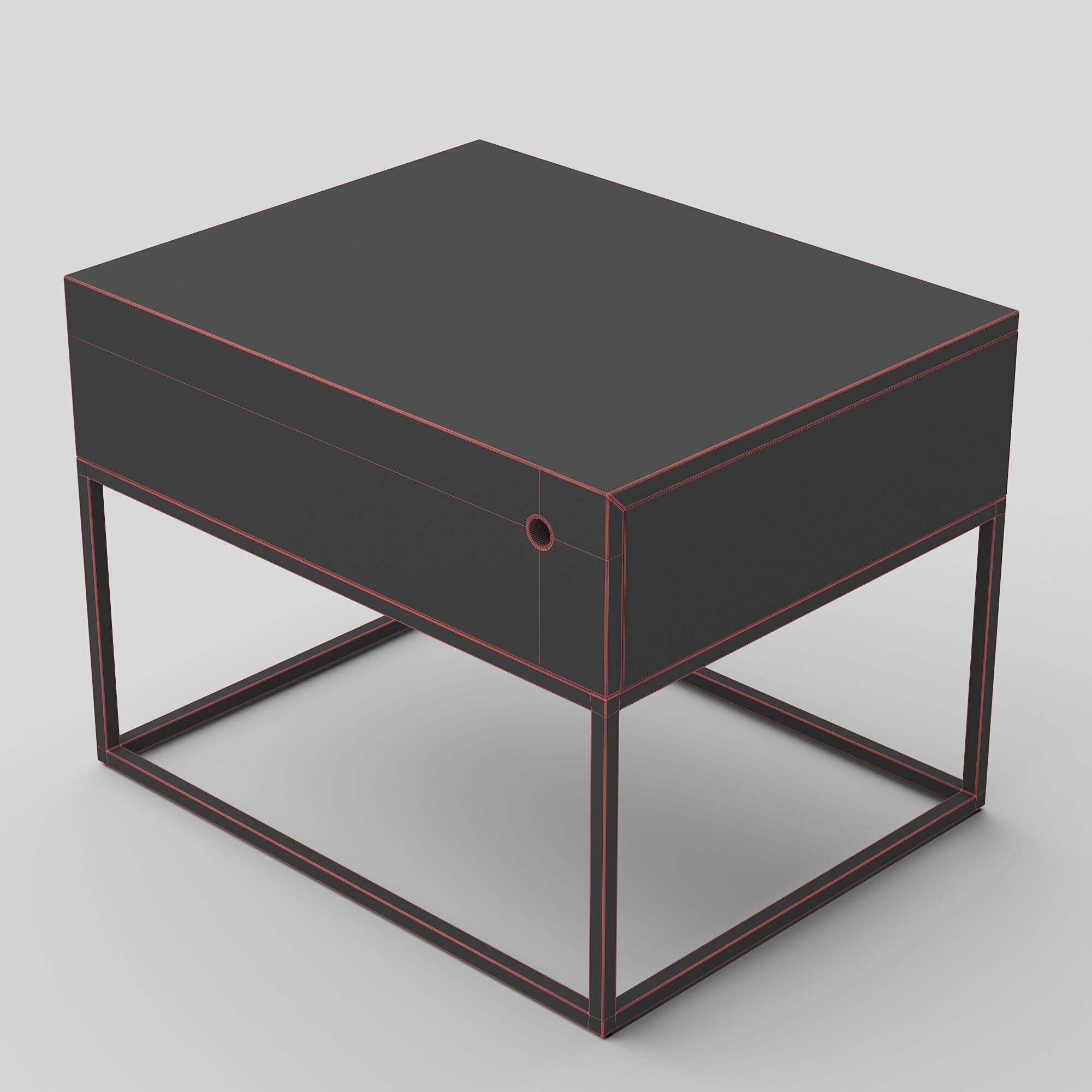 Brady Bedside Table 3D model_3
