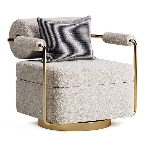 ARMCHAIR ANDERSON 3D model 6