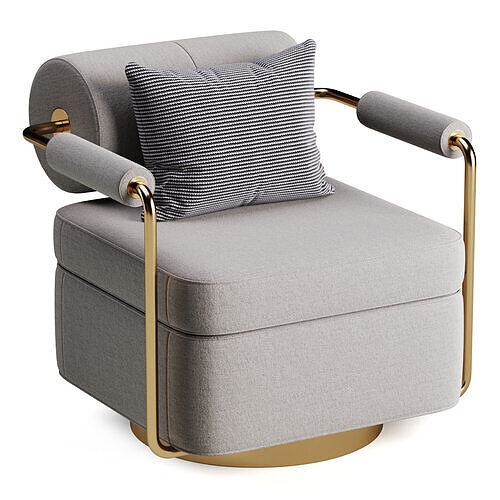 ARMCHAIR ANDERSON 3D model 2