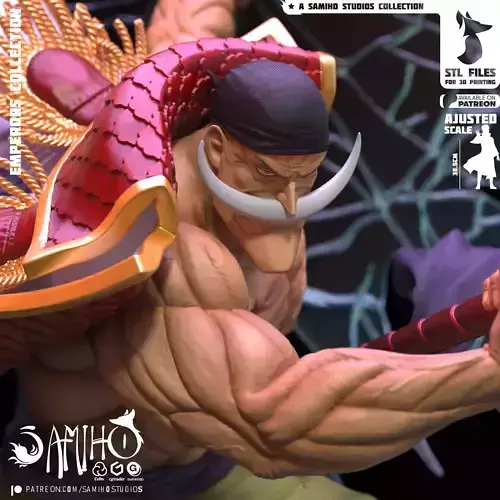 Samiho Studios - Whitebeard - STLs ready for printing