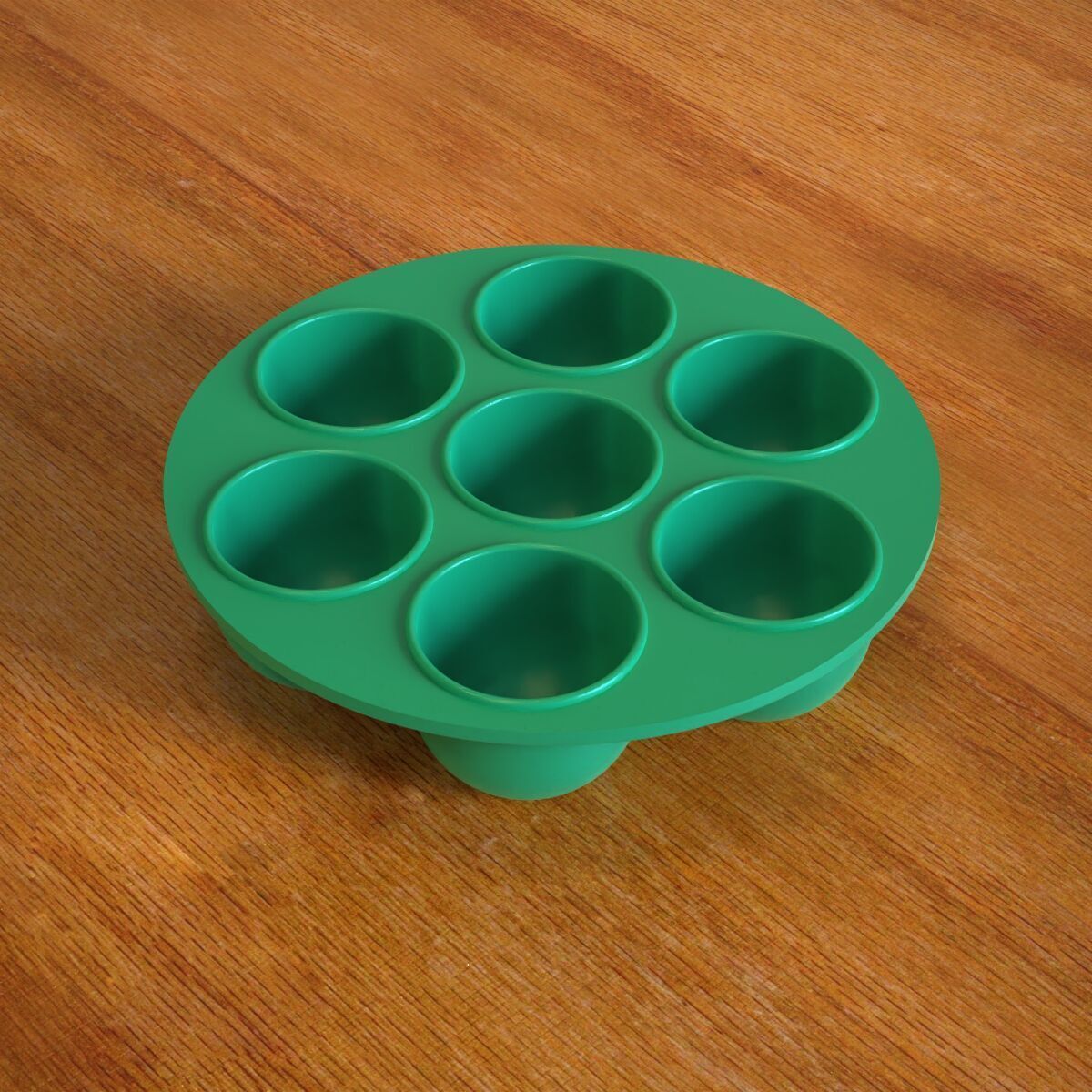 Egg Tray 3D print model_1