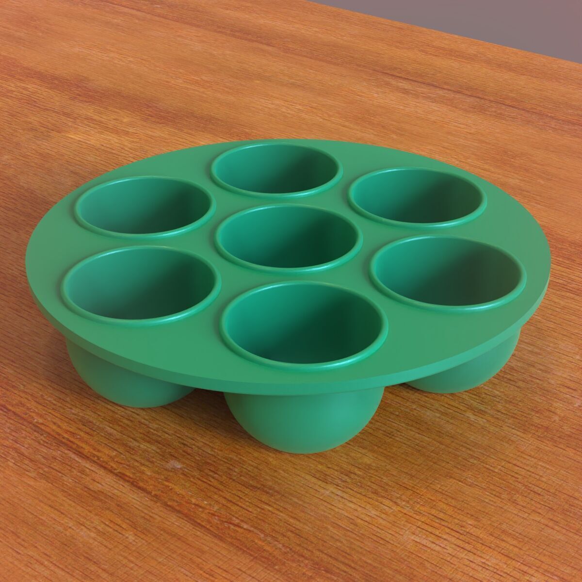 Egg Tray 3D print model_10