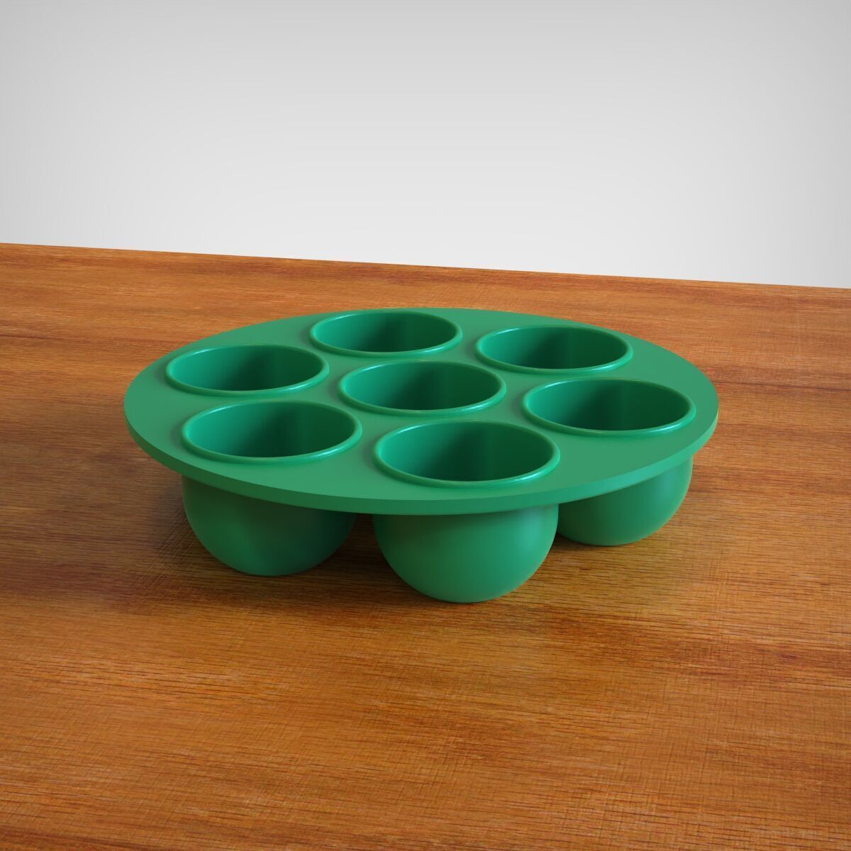 Egg Tray 3D print model_5