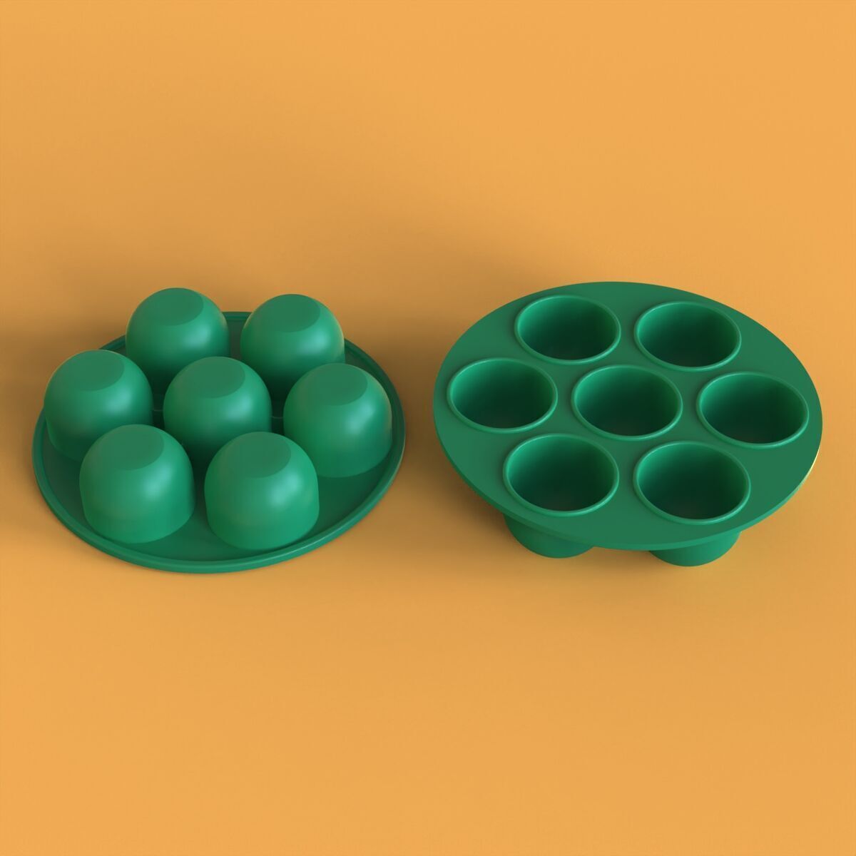 Egg Tray 3D print model_9