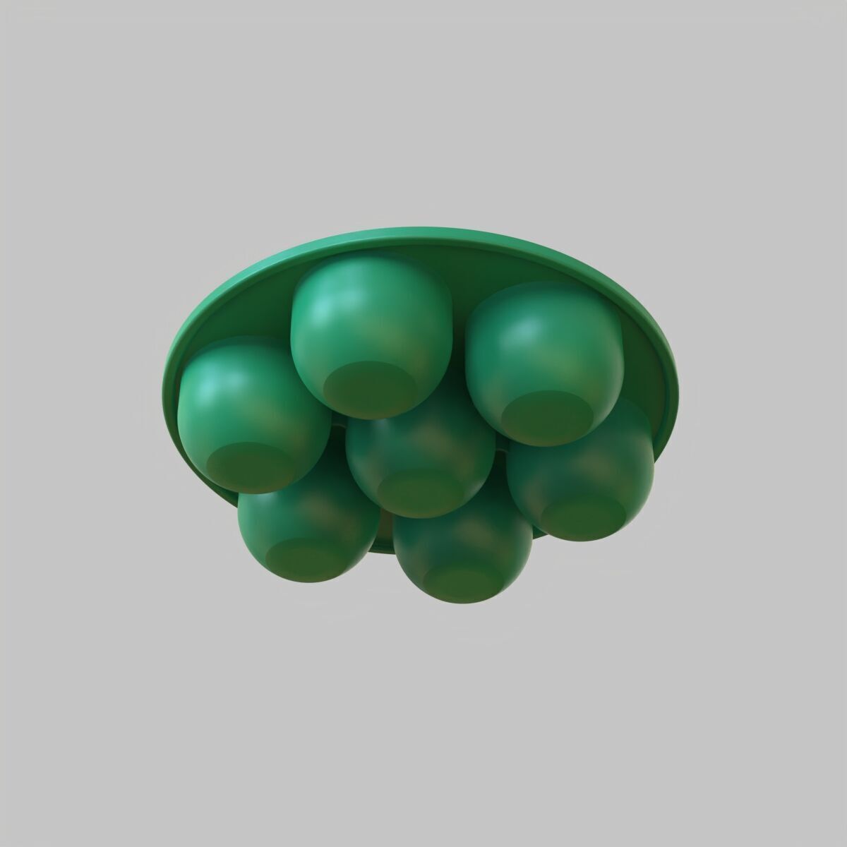 Egg Tray 3D print model_6