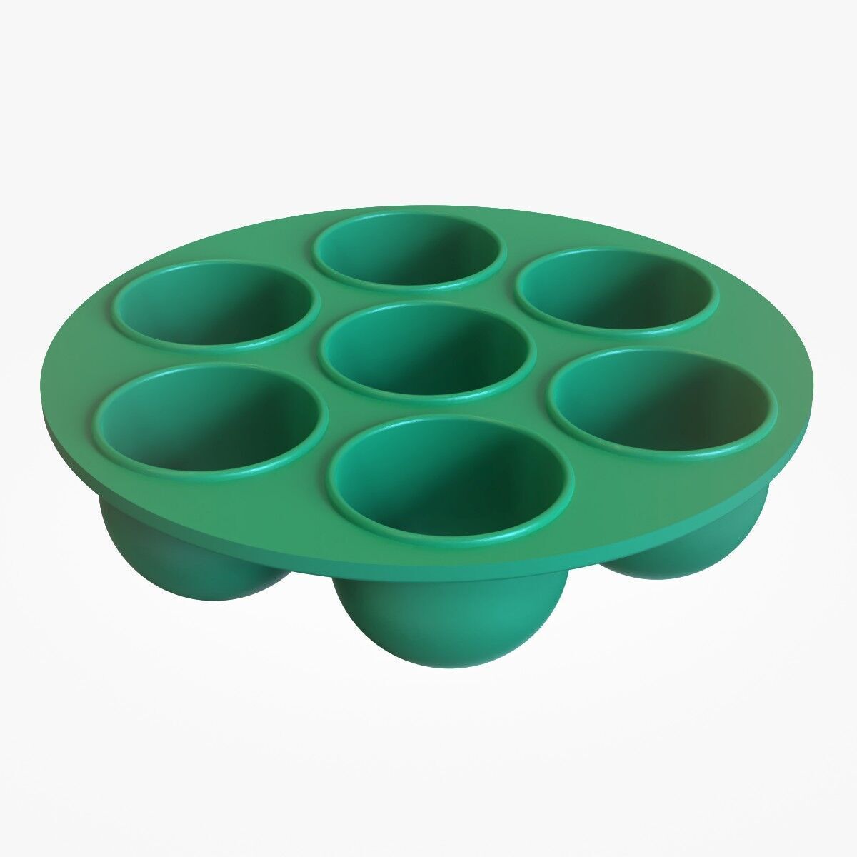 Egg Tray 3D print model_4