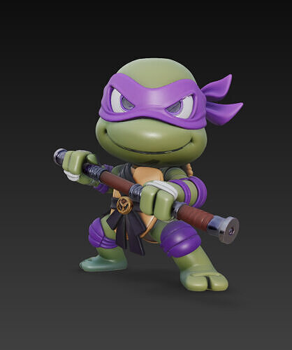 Micky Angelo chibi  3D print model