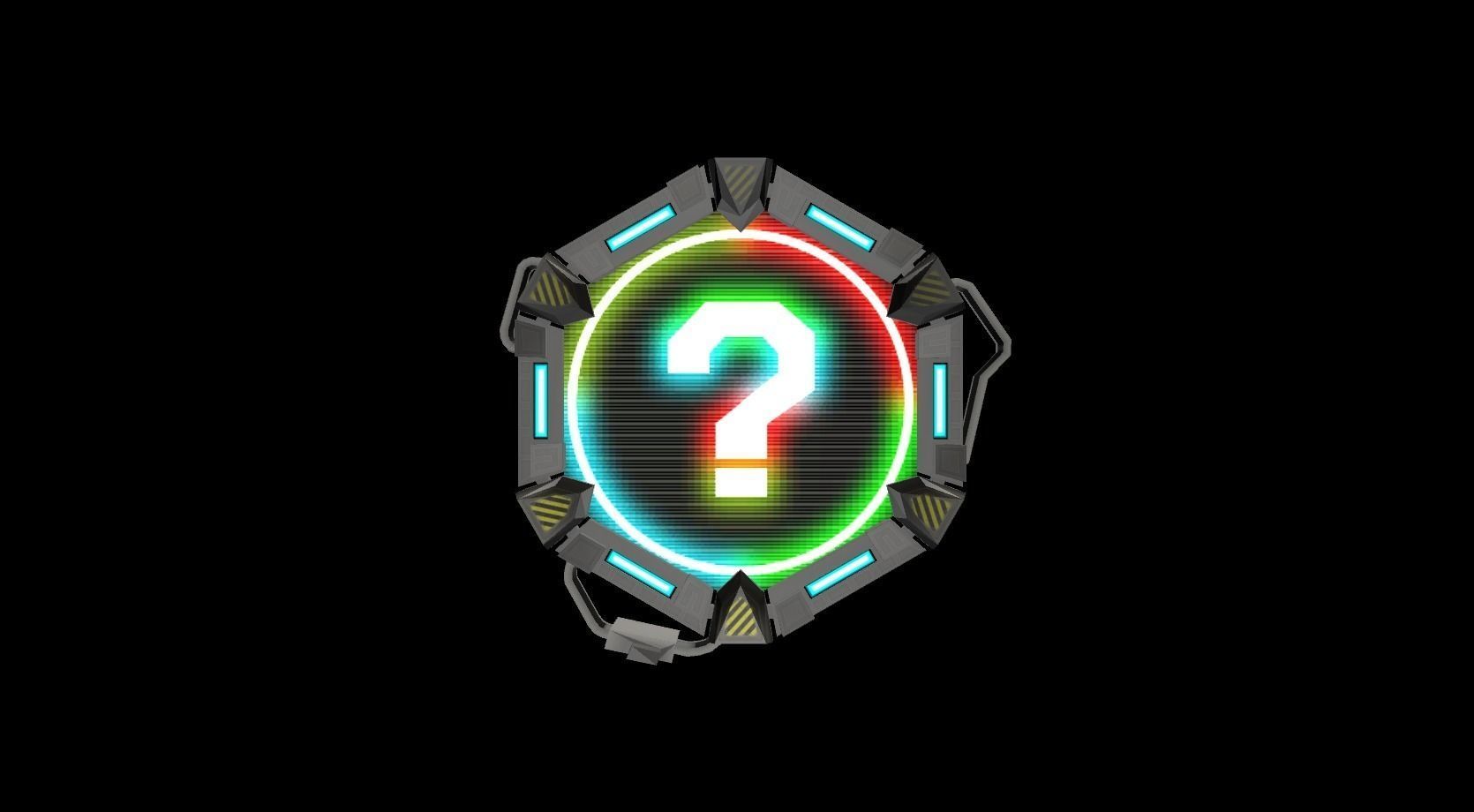 Plate Pack Hexa Low-poly 3D model_2