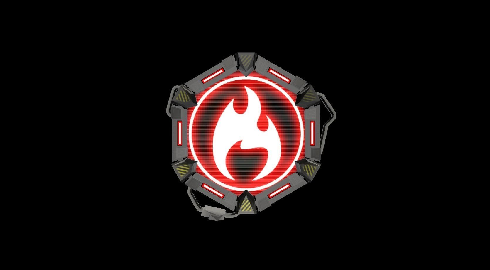 Plate Pack Hexa Low-poly 3D model_8