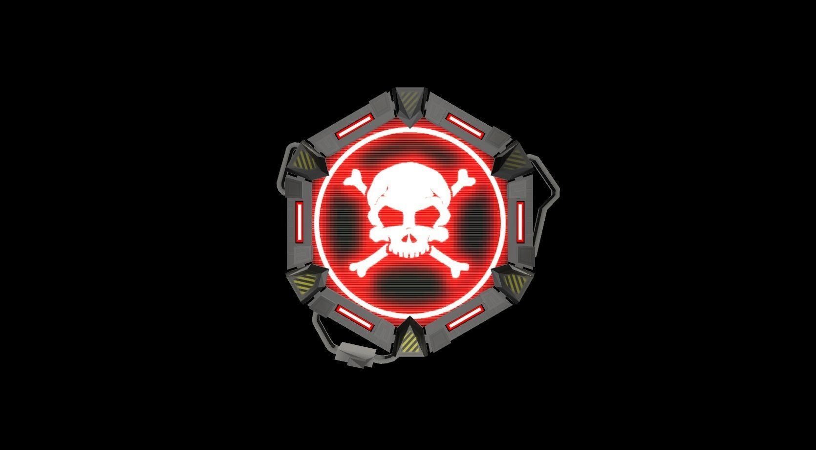 Plate Pack Hexa Low-poly 3D model_6