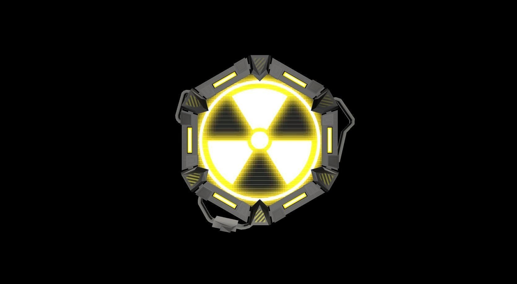 Plate Pack Hexa Low-poly 3D model_12