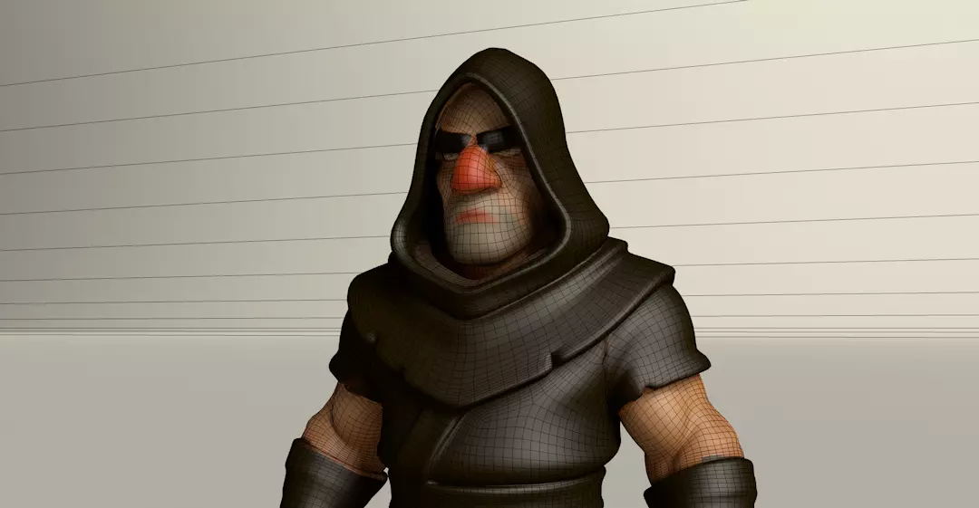 Stylized Game Ready Human Character Rigged named Welor Low-poly 3D model_0