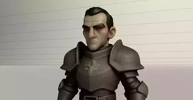 Stylized Game Ready Human Character Rigged named Wimor