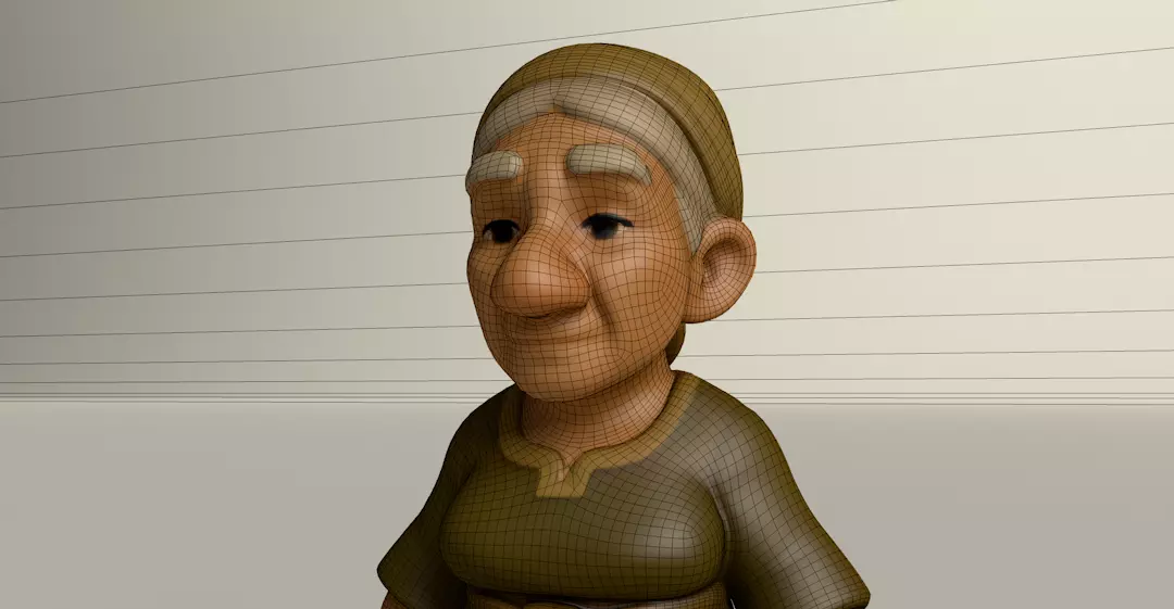 Stylized Game Ready Human Character Rigged named Zeal Low-poly 3D model_0