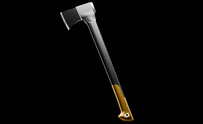 Axe Fiskar X15 Low-poly 3D model