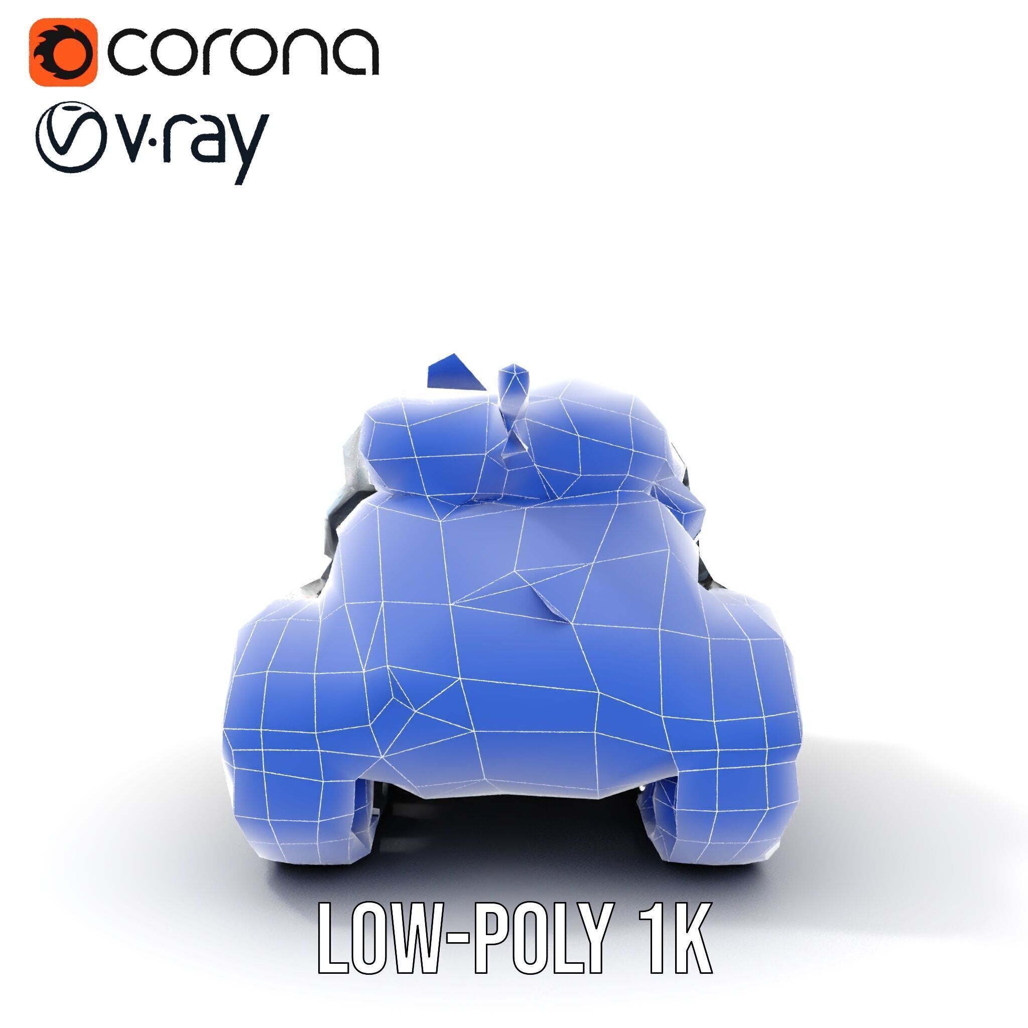 Futuristic Tank Model Pack with HighDetail Design Low-poly 3D model_30