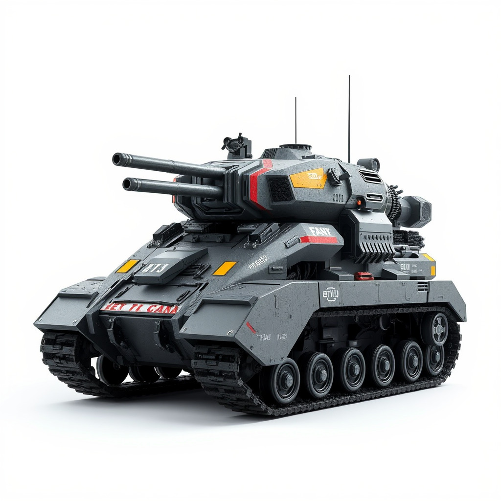 Futuristic Tank Model Pack with HighDetail Design Low-poly 3D model_3