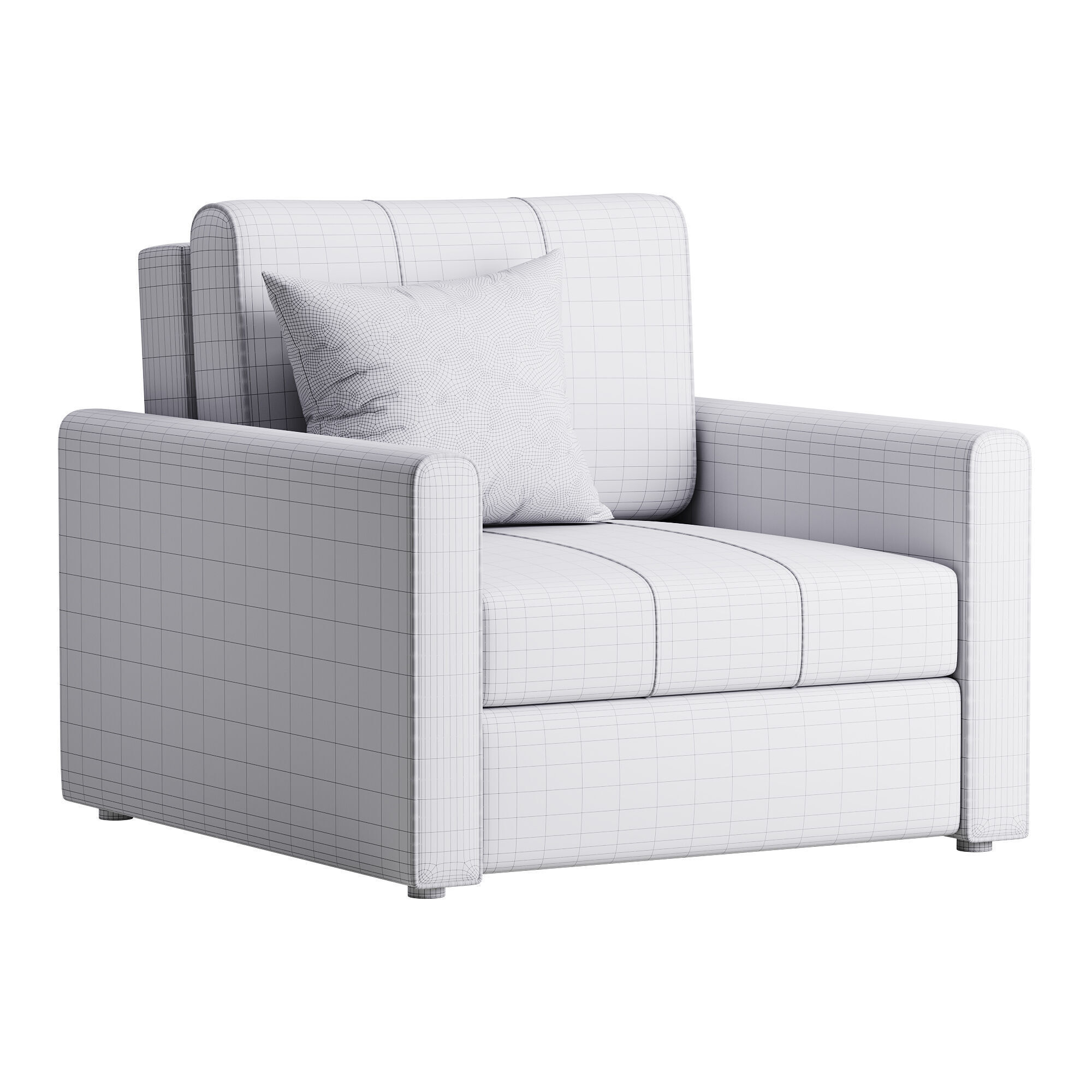 Armchair Leo 3D model_13