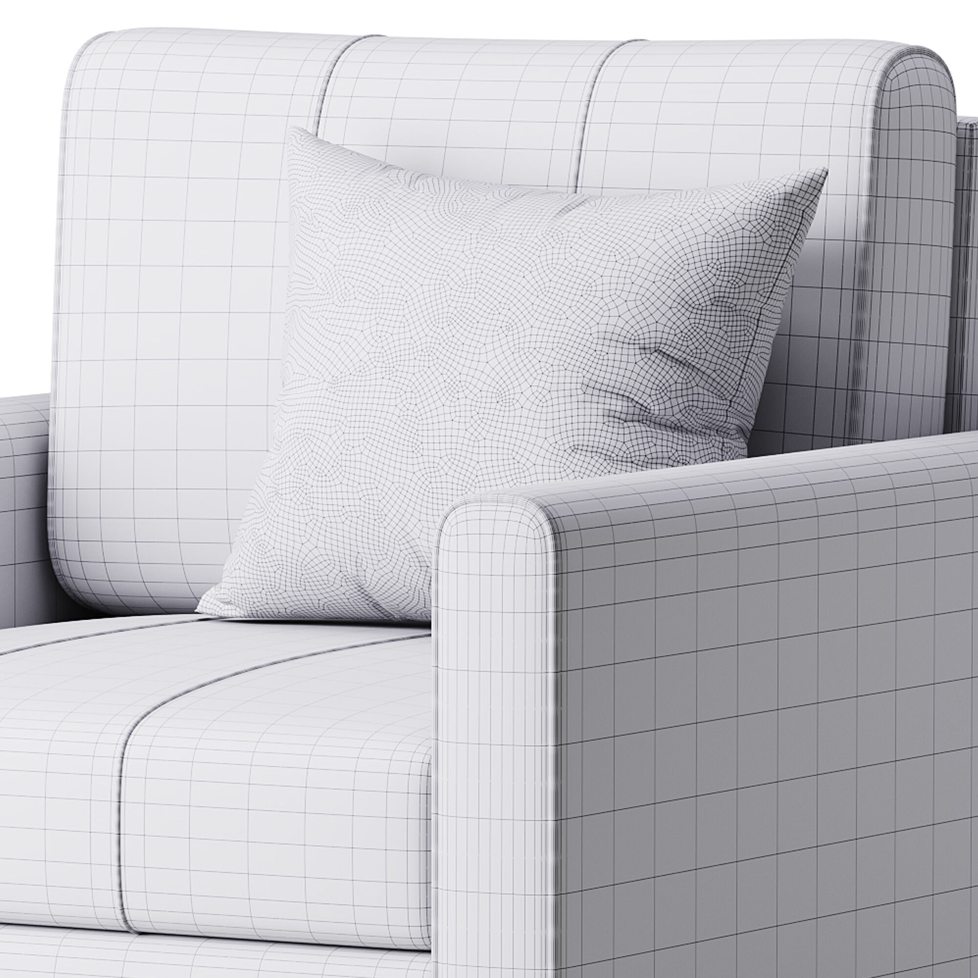 Armchair Leo 3D model_14