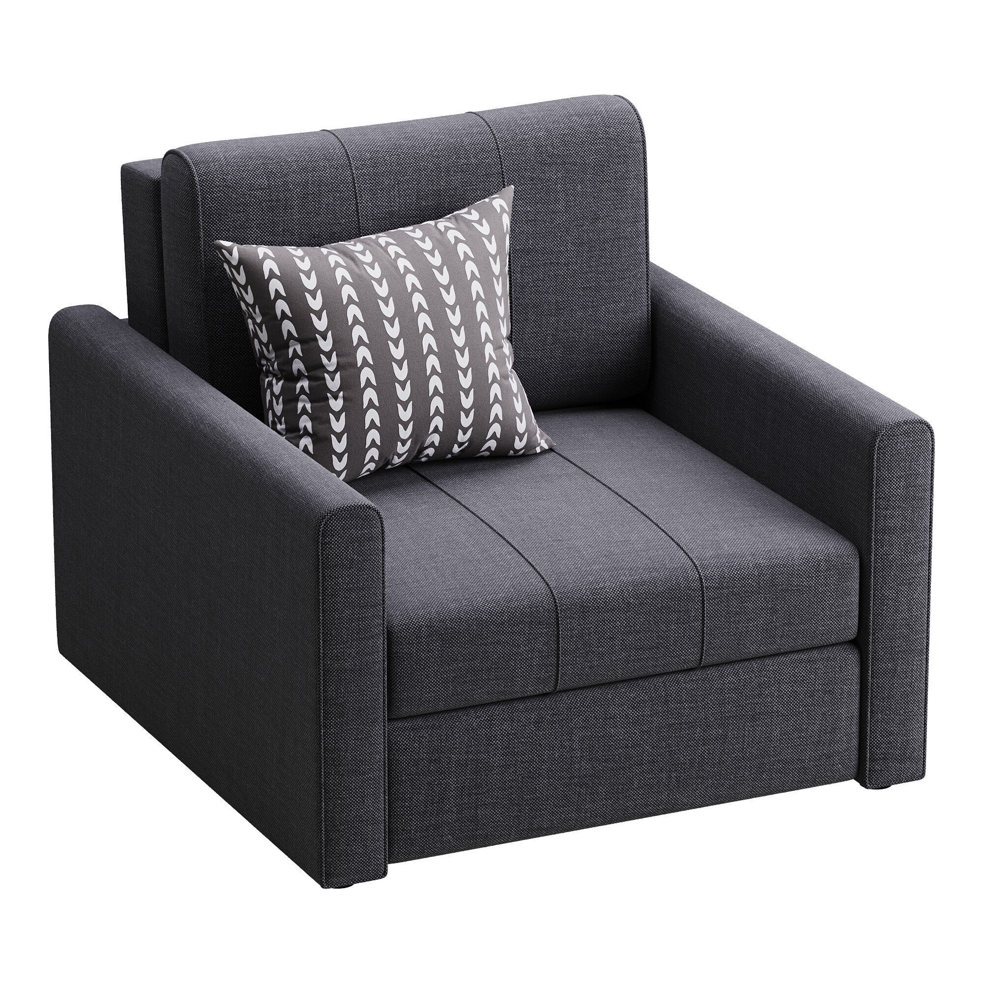 Armchair Leo 3D model_3