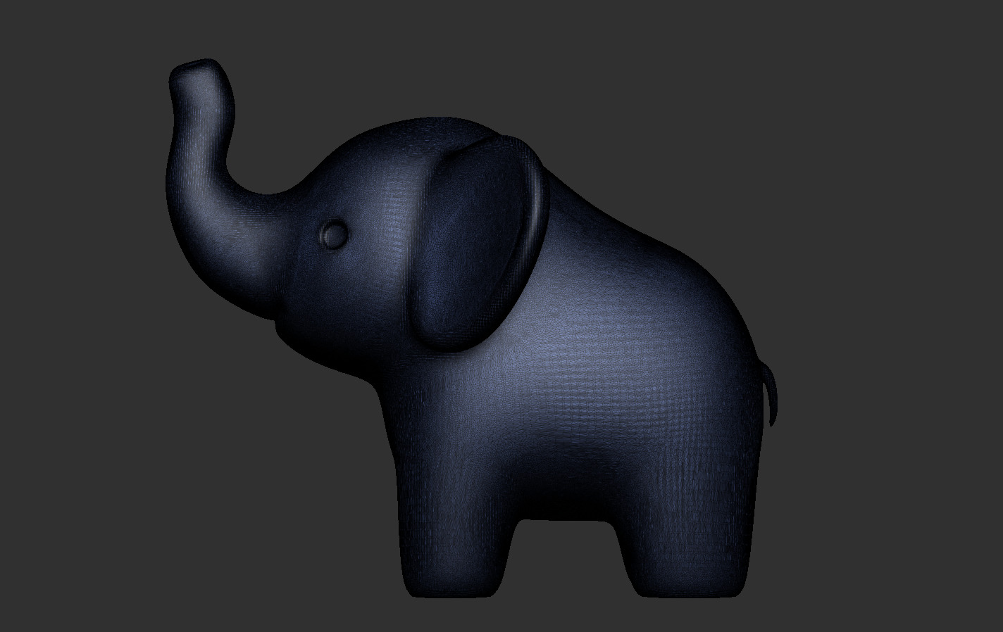 Elephant Baby 3D print model_17