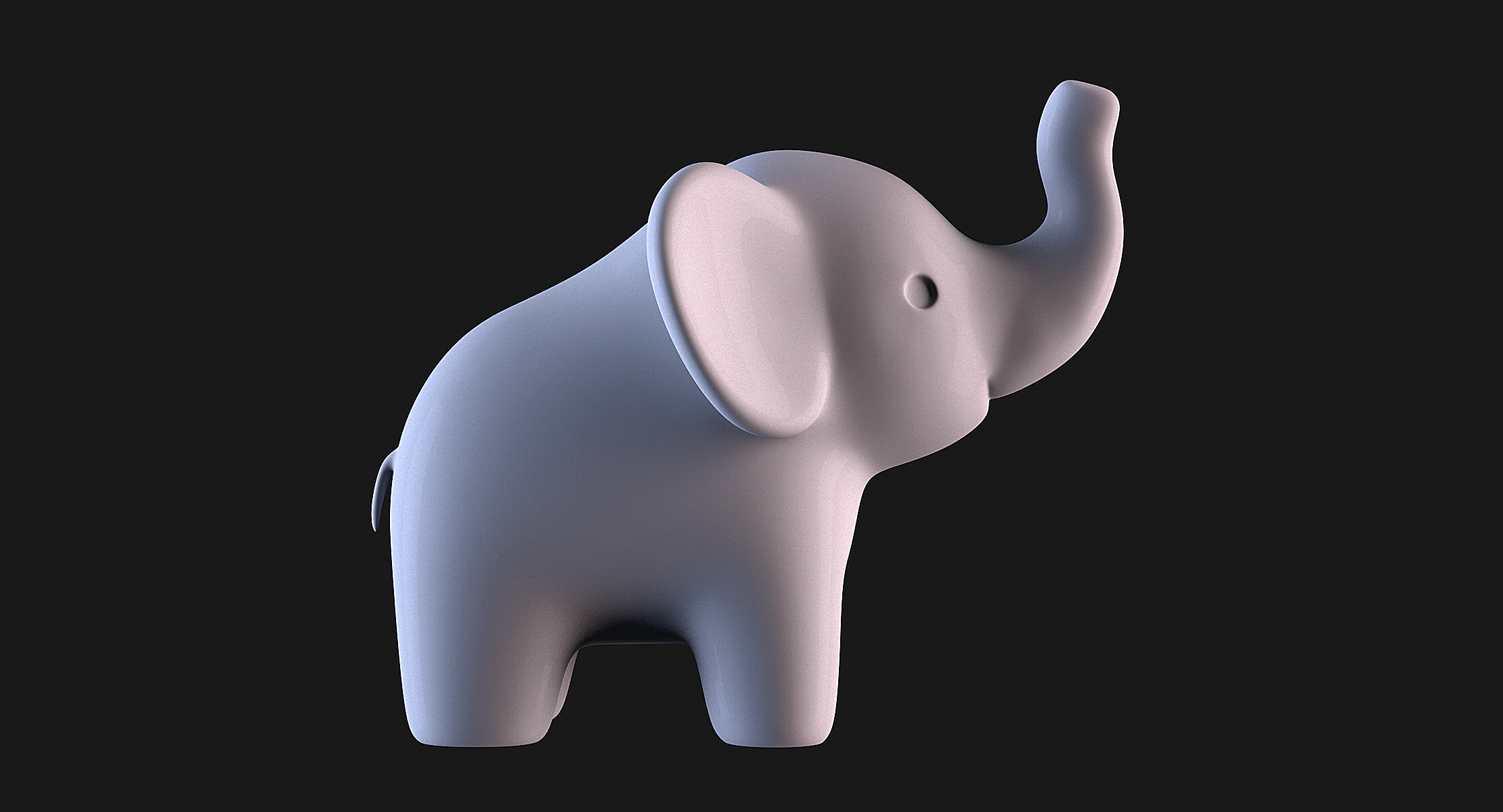 Elephant Baby 3D print model_5