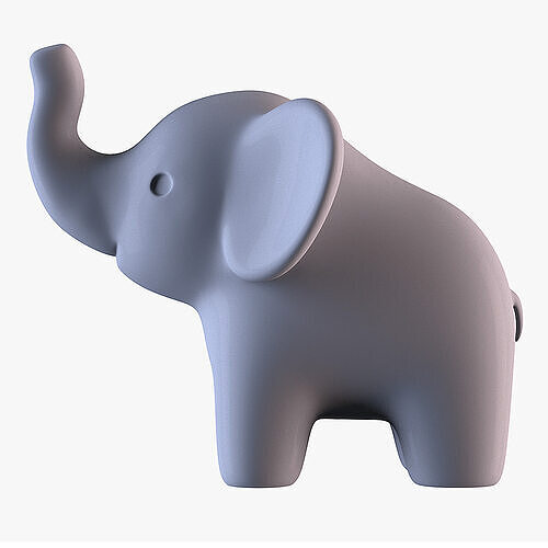 Elephant Baby 3D print model