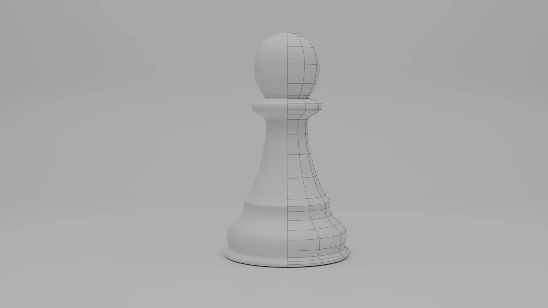 Simple Chess Pawn Free 3D model