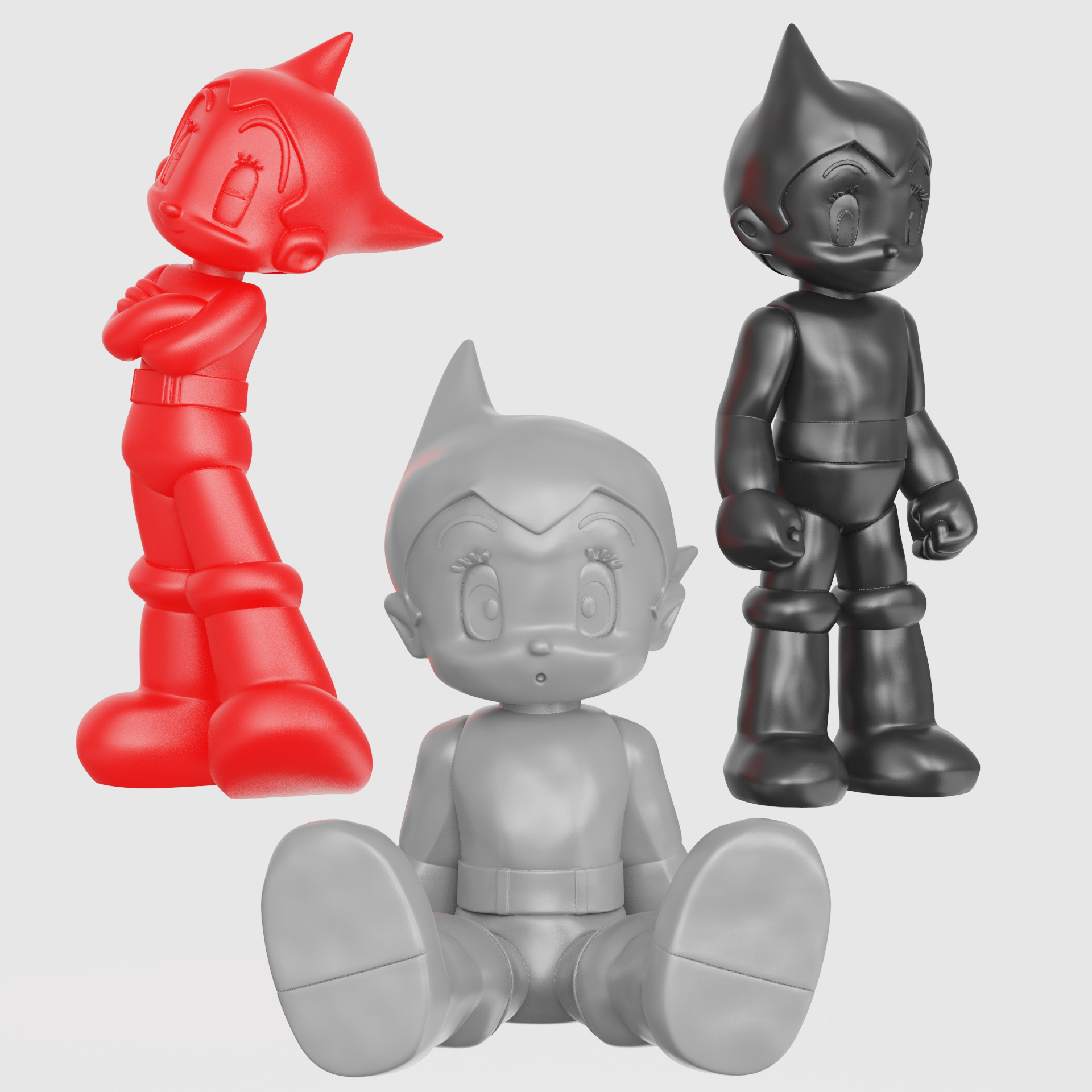ASTROBOY 3D PACK - x3 3D print model_1