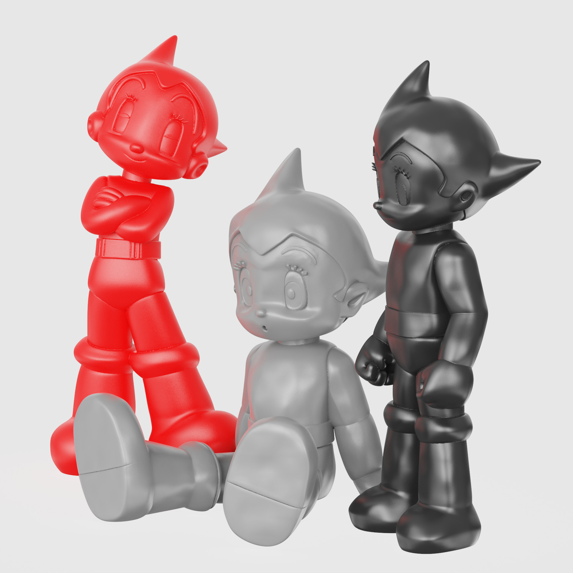 ASTROBOY 3D PACK - x3 3D print model_2
