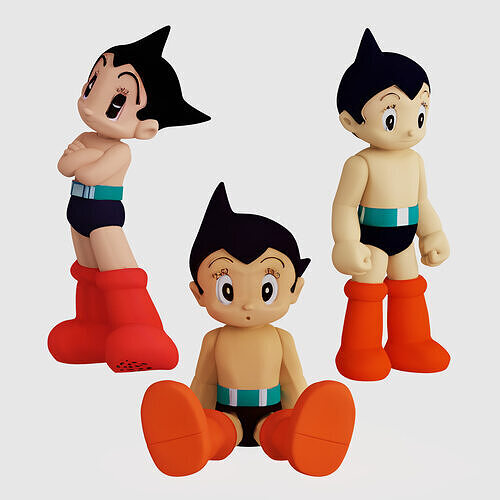 ASTROBOY 3D PACK - x3 3D print model