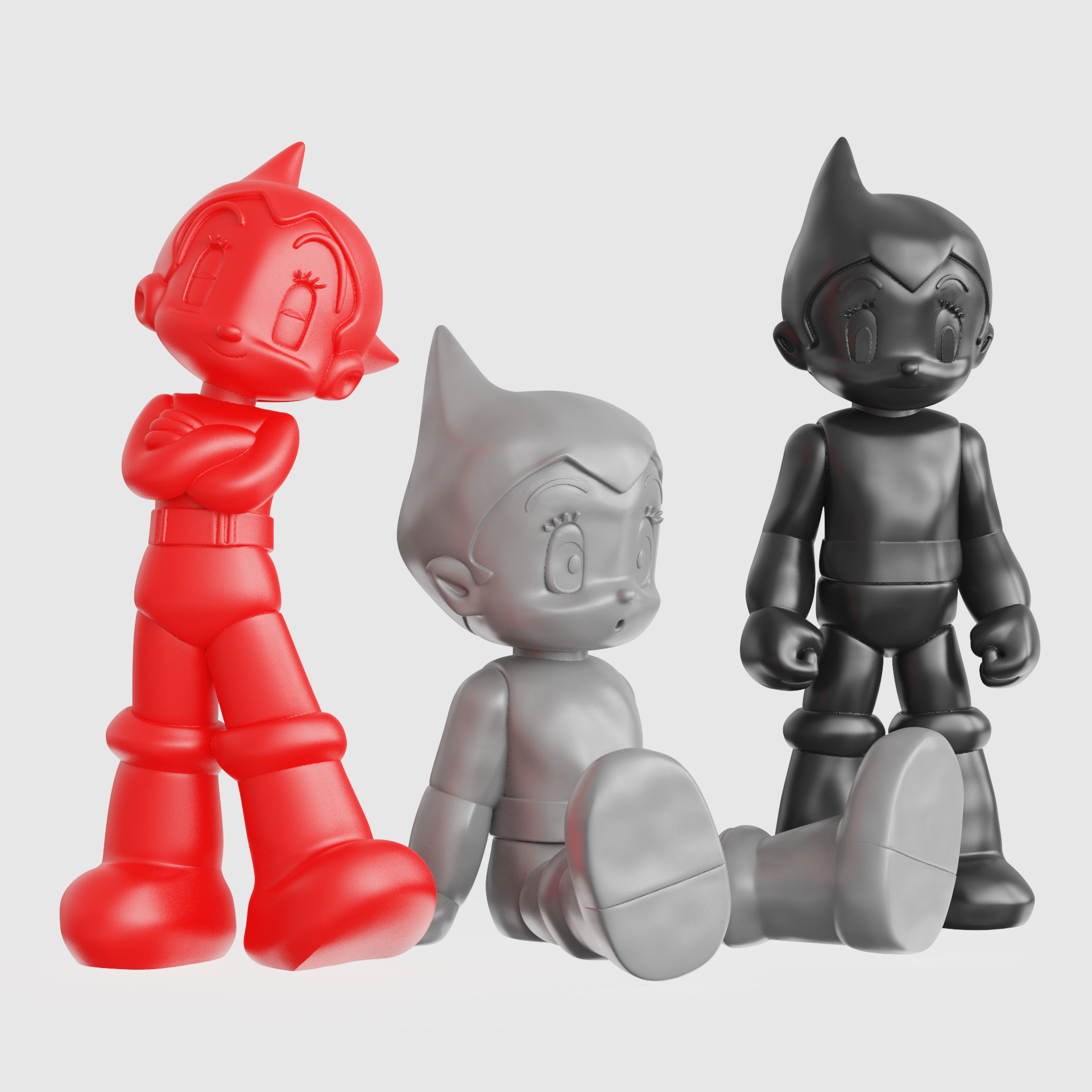 ASTROBOY 3D PACK - x3 3D print model_3