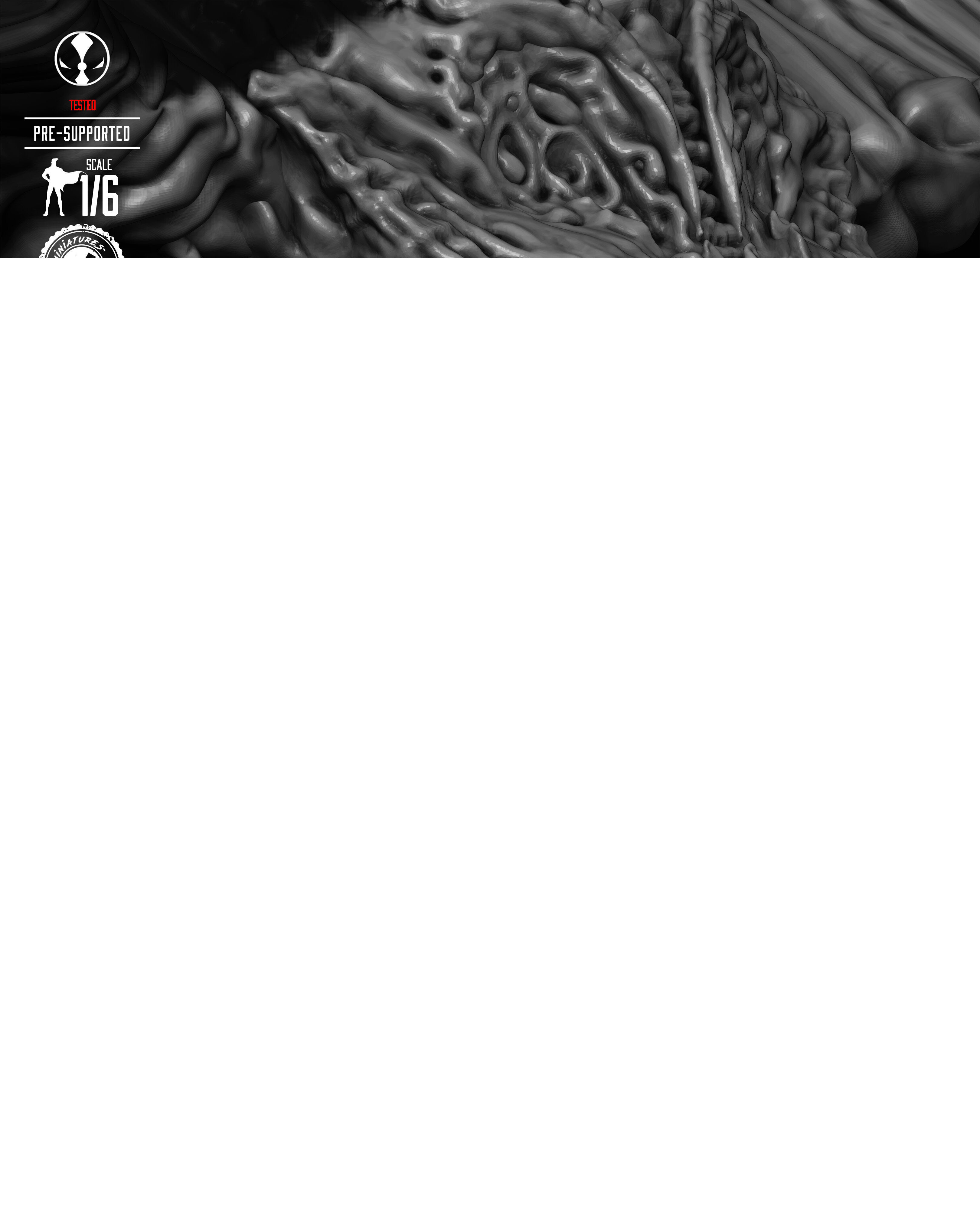 B3DSERK Omega Spawn Sculpture 3D print model_41