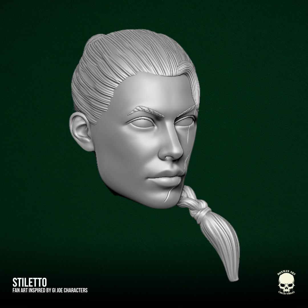 Stiletto GI Joe Fan Art STL Files For Action Figures 3D print model_30