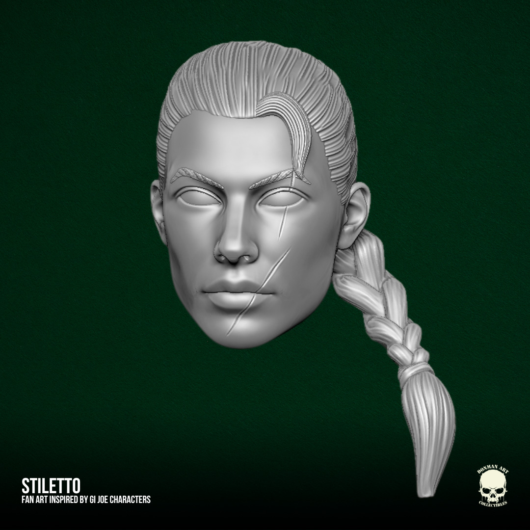 Stiletto GI Joe Fan Art STL Files For Action Figures 3D print model_12