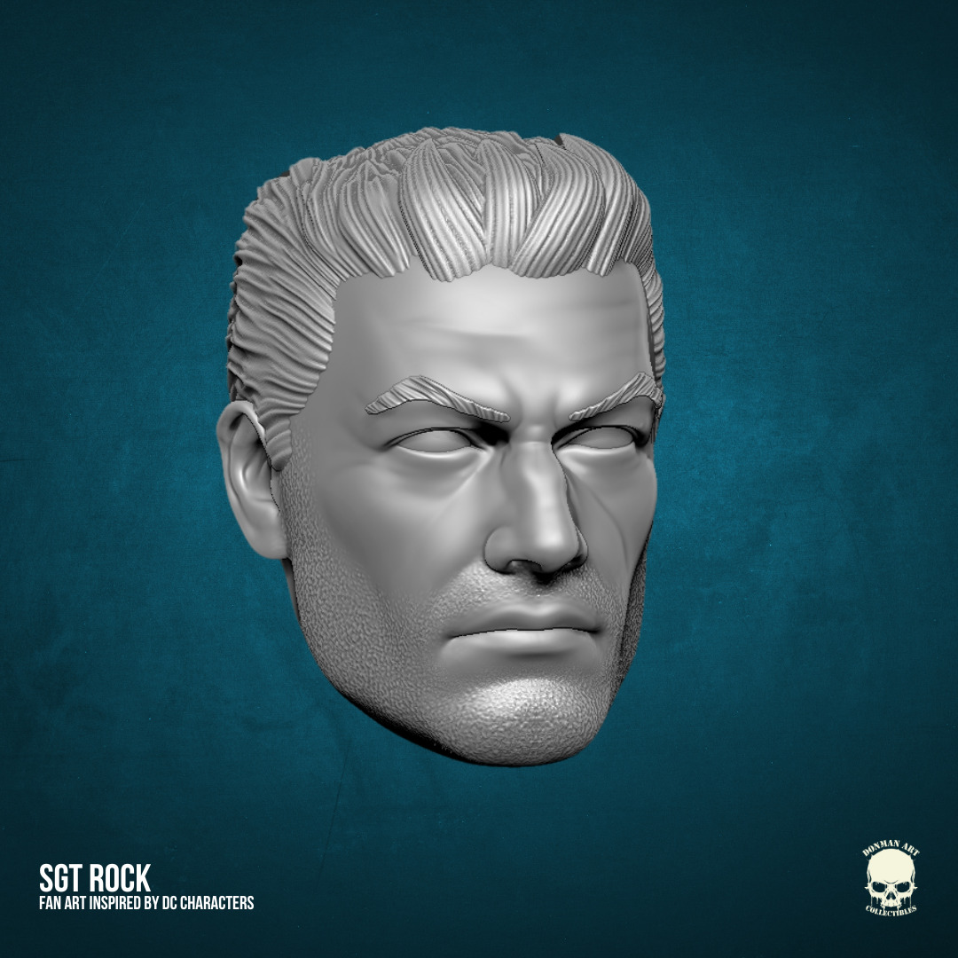 SGT Rock DC Fan Art STL Files 3D print model_13