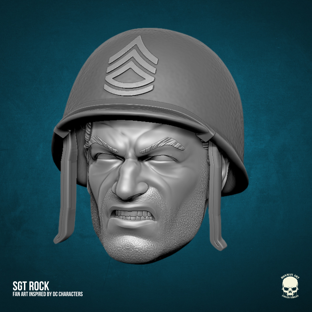 SGT Rock DC Fan Art STL Files 3D print model_23